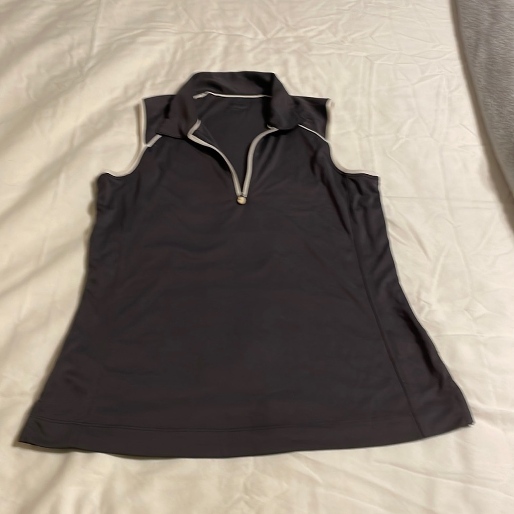 Slazenger Golf women’s shirt purple/grey. Small.